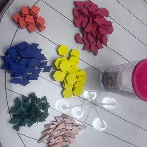 Lakeshore wooden pattern blocks